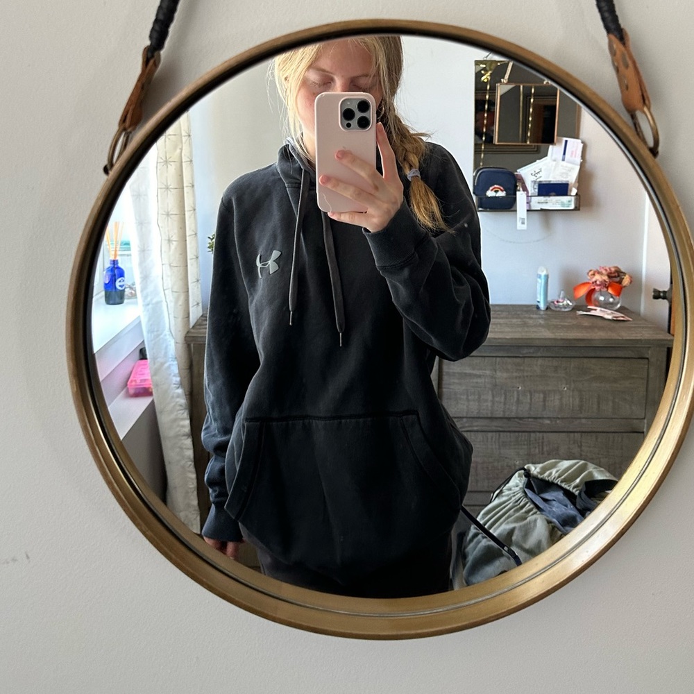 Grey under armour hoodie
